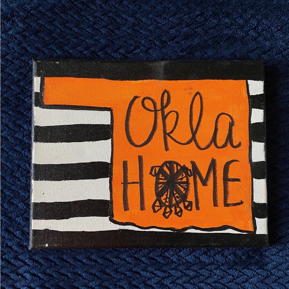Oklahoma State University Canvas Art